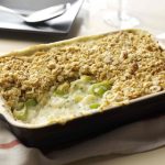 Sophie Wright’s Leek and Cheddar Cheese Crumble