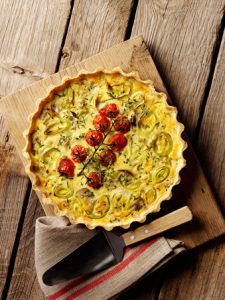 Belleau Kitchen’s Leek, Mushroom & Oven-Roasted Tomato Quiche – British ...